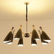 Briseis - Electroplated Metal 8-Light Chandelier