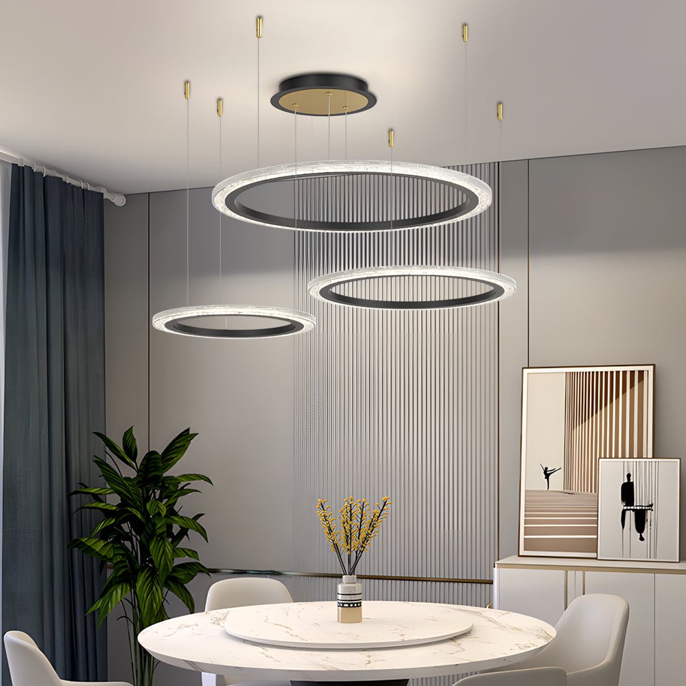 Glykera - Layered Ring LED Ceiling Light