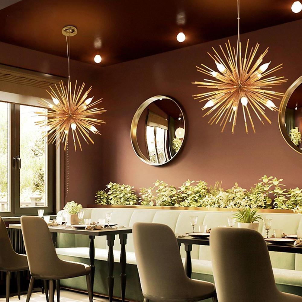 Alphaios - Geometric Starburst Chandelier