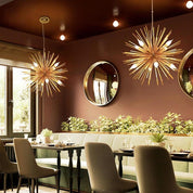 Alphaios - Geometric Starburst Chandelier