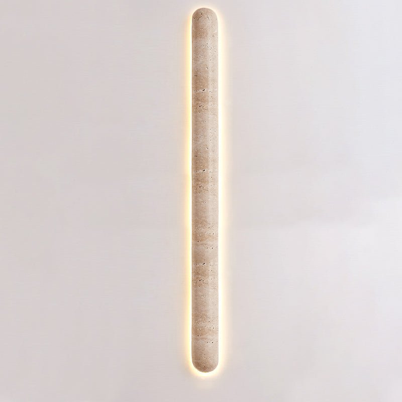 Merope - Backlit Travertine Wall Sconce