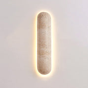Merope - Backlit Travertine Wall Sconce