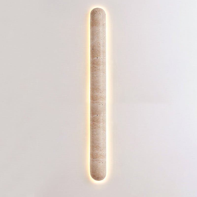 Merope - Backlit Travertine Wall Sconce