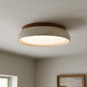 Kalypso - Travertine Flush Mount Ceiling Light