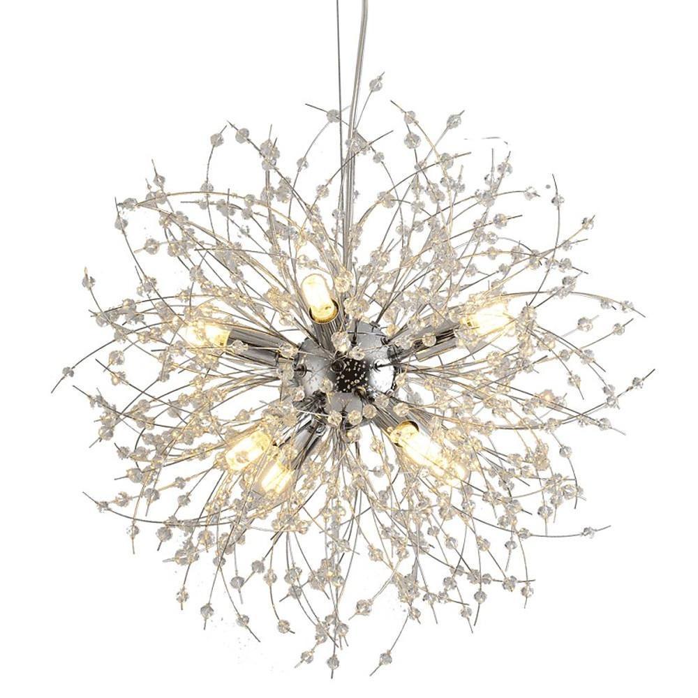 Auge - Mini Globe Chandelier in Chrome or Gold