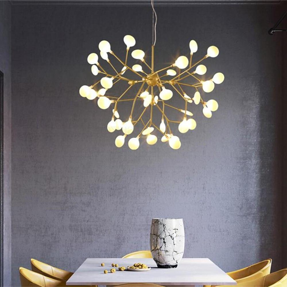 Bion - Brass and Glass 45-Light Sputnik Chandelier