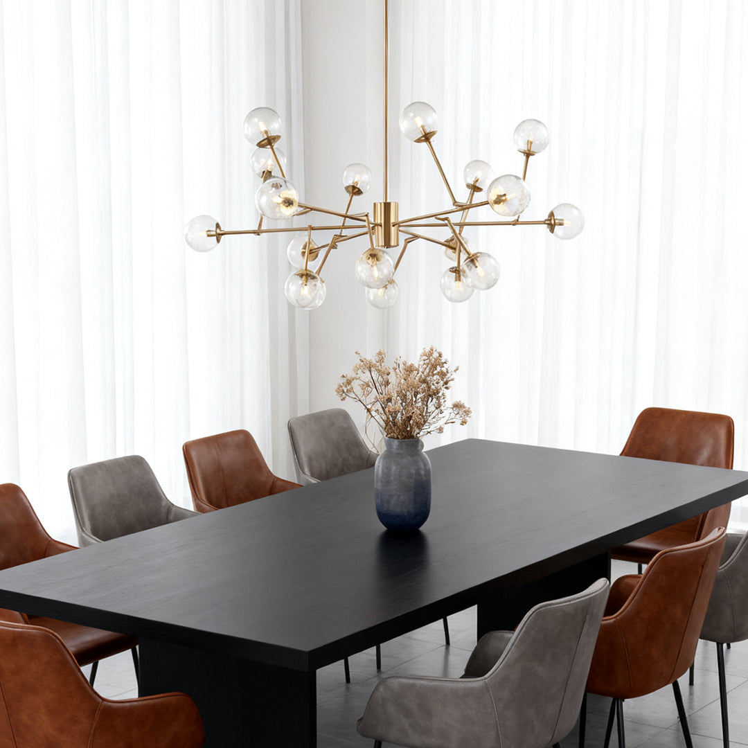 Eudora - Gold Bubble Sputnik Chandelier