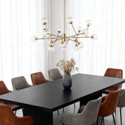 Eudora - Gold Bubble Sputnik Chandelier