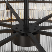 Epikles - Iron and Glass Multi-Head Chandelier