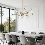 Eudora - Gold Bubble Sputnik Chandelier