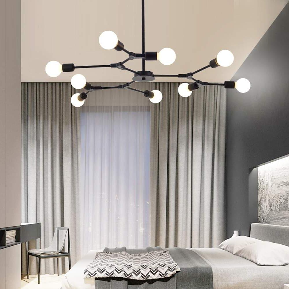 Berenika - Nine-Light Sputnik Metal Chandelier