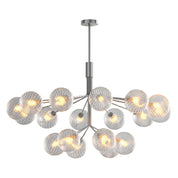 Cassia - Solid Copper Glass Ball Chandelier