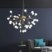 Bion - Brass and Glass 45-Light Sputnik Chandelier