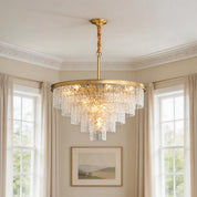 Kadmos - Copper and Glass Geometric Chandelier