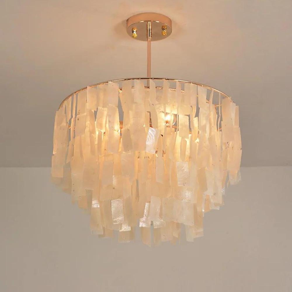 Galene - Capiz Shell Modern Chandelier