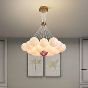 Chrysippos - Cascading Globe Cluster Chandelier
