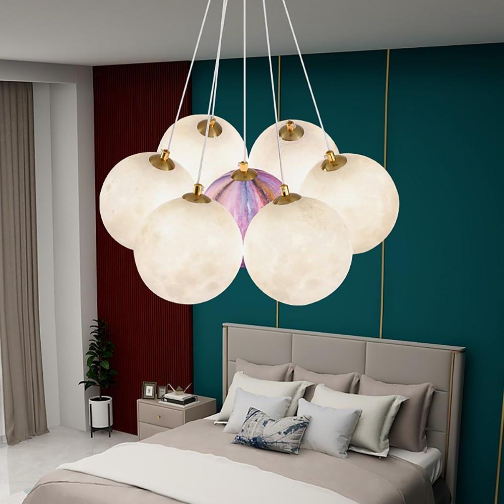 Chrysippos - Cascading Globe Cluster Chandelier