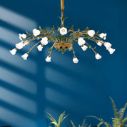 Arete - Vintage Glass Floral Chandelier