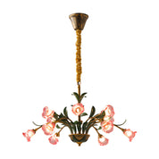 Arete - Vintage Glass Floral Chandelier