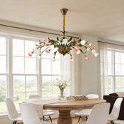 Arete - Vintage Glass Floral Chandelier