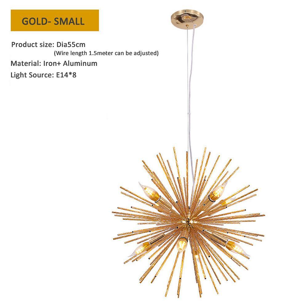 Alphaios - Geometric Starburst Chandelier