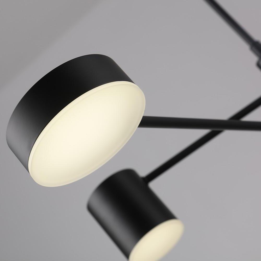 Doriskos - Black Sputnik LED Chandelier