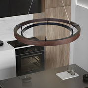 Rhodanthe - Double Ring LED Chandelier