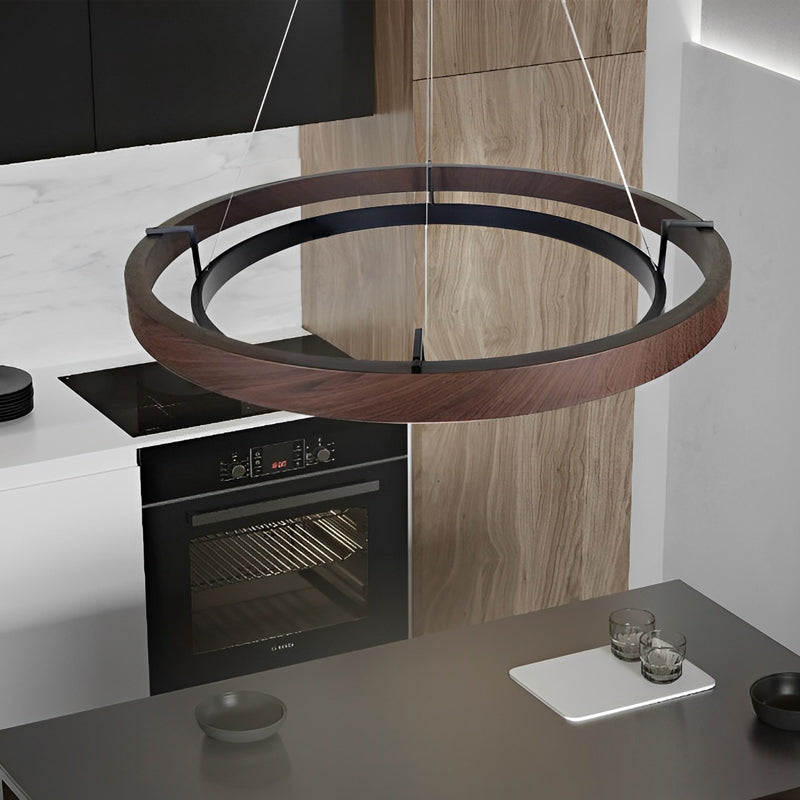 Rhodanthe - Double Ring LED Chandelier