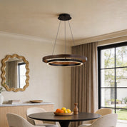 Rhodanthe - Double Ring LED Chandelier