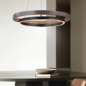 Rhodanthe - Double Ring LED Chandelier