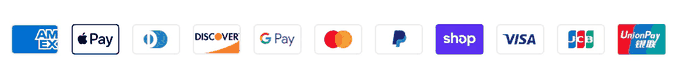 Accepted payment methods